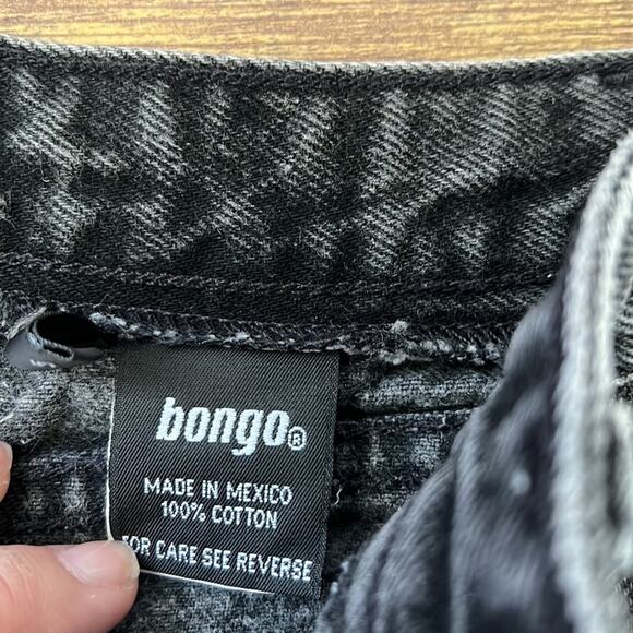 Vintage 90's BONGO "Original Slim Double Black" High Rise Cotton Mom-Jeans - Picture 10 of 13